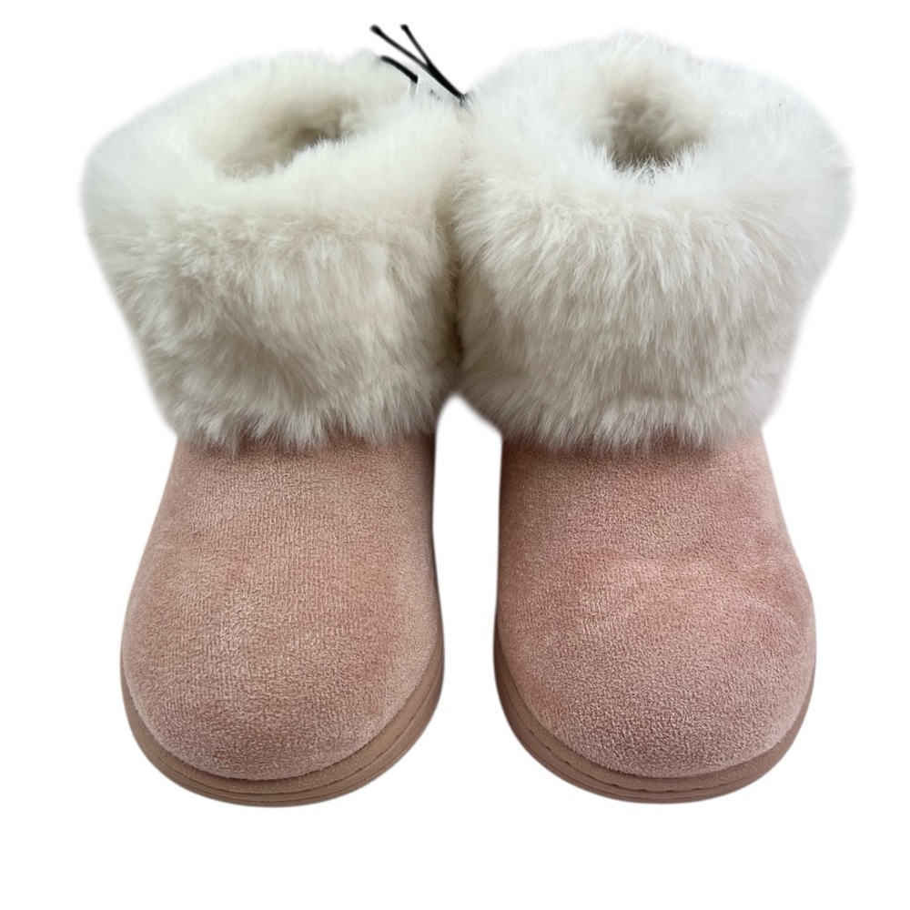 White Mountain Kids Pink Faux Fur Boots Baby Toddler Size 5M